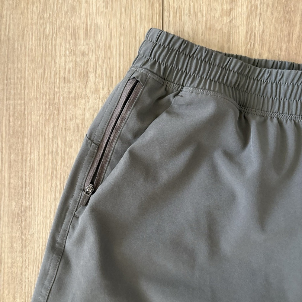 VRST Mens Medium 7" Inseam Liner Woven Athletic Gym Shorts Gray - Picture 2 of 5
